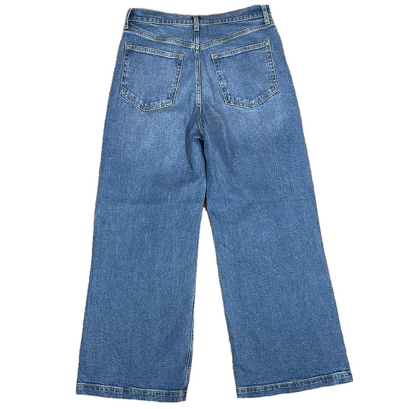 Gap Blue Light Wash High Rise Stride Wide-Leg Jeans SKU0330 - Picture 3 of 9